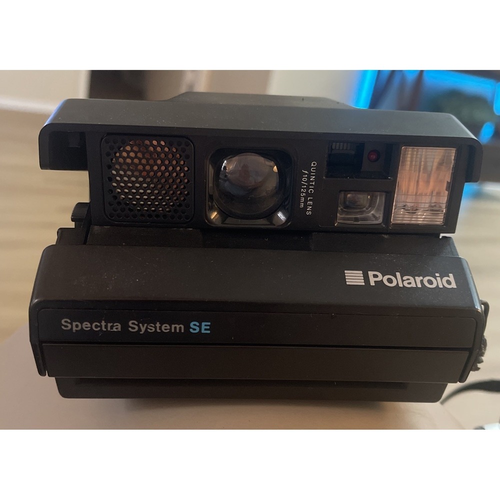 Vintage Polaroid Spectra System SE Instant Film Camera‎ Black